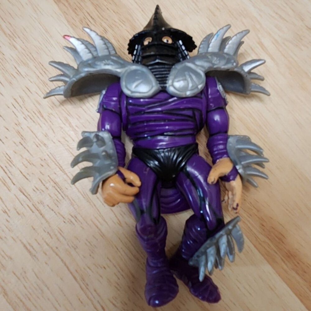1991 TMNT Shredder Action Figure Vintage Playmates Toys Loose